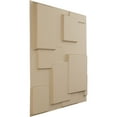 thumbnail image 2 of Ekena Millwork 19 5/8"W x 19 5/8"H Gomez EnduraWall Decorative 3D Wall Panel, UltraCover Satin Smokey Beige (12-Pack for 32.04 Sq. Ft.), 2 of 6