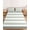 Sage Green, variant on Cal.King Size Fitted Sheet Set - Sage Green Stripe 3 Piece Bedding Sets 16" Deep Pocket Fitted Sheet with 2 Pillowcases, Modern Simple Geometric White Striped Brushed Microfiber Hotel Bed Sheets