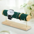 thumbnail image 5 of Bracelet Holder Wood Base Velvet Jewelry Display Watch Bangle, 5 of 6