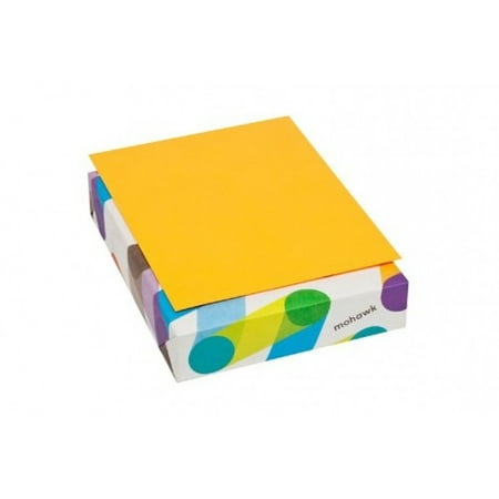 - Mohawk BriteHue 24 lb/60 Vellum Text Paper, 8.5 x 11 Inch, 500 Sheets/Ream (Sold as 1 Ream), Ultra Orange (102442)