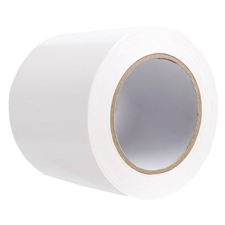 White Vapor Barrier Tape, 4" x 100' White Vinyl Tape, Polyethylene Tape, Seal Tape for Crawl Space, Moisture Barrier Seam, Waterproof Seam Tape, 7 Mil Poly Tape 4" x 100'