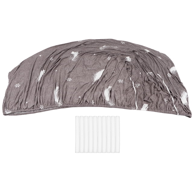 Housse de Protection de Canapé Élastique avec Bandes de Fixation pour Salon3 Places