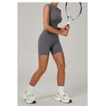 thumbnail image 3 of SKQIT 2 Piece Women's Workout Sets Tank Top High Waist Shorts Gym Set Yoga Pilates Outfits, 3 of 6