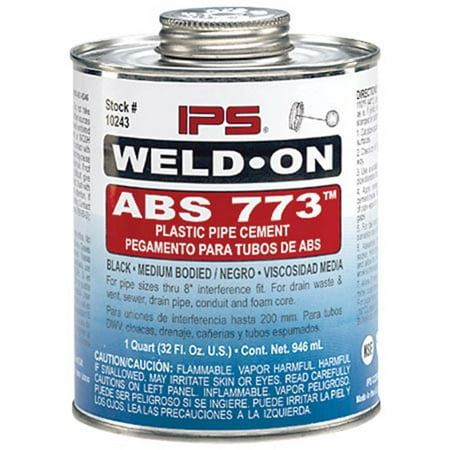 Medium Fitting - Ez-Flo 86228 Weld-On ABS Cement - Black Medium Body Pint