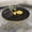 Black Marble, variant on HLR Round Coffee Table with Green Faux Marble Top