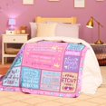 thumbnail image 3 of LHSHID 21st Birthday Gifts for Her Blanket 21st Birthday Gift Ideas 21 Year Old Birthday Gifts for Her Gifts for 21st Birthday Female Flannel Throw Bed Blanket 60"x80", 3 of 7