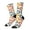 2 Black-2, variant on Snake Pattern Sport Socks for Women and Men Crew Socks Sporty Calf Socks Casual Socks