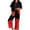 Red-b, variant on Muxikeji Clothes Halloween Pajamas for Women Adult,Women Satin Pajamas Set,Women Pajama Sets for Halloween Silk Satin Short Sleeve Button Up Top and Shorts Comfortable Sleepwear Pjs