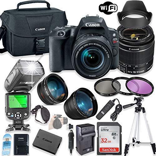 Canon EOS Rebel SL2 DSLR Camera Bundle with Canon EFS 1855mm STM Lens