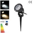 thumbnail image 4 of Led Césped Jardín Luz De Inundación Patio Patio Camino Proyector Lámpara Con Base Impermeable Blanco Cálido Ac / Dc 12V 7W Speravity HA024199-03, 4 of 5