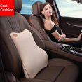 thumbnail image 2 of Nuevo cojín de espuma viscoelástica para respaldo de asiento de automóvil, cómodo soporte lumbar, accesorios de seguridad para respaldo de asiento de automóvil, 2 of 5