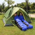 thumbnail image 2 of Carpa para mochileros ligera para 3-4 personas, toldo para acampar a prueba de viento, carpa familiar, doble capa con bolsa de transporte al aire libr verde Sunnimix Tienda de campaña automática, 2 of 8