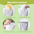 thumbnail image 6 of 60 count 1 Quart Mylar Bags for  Storage - ExtraThick 10 Mil - Smell Proof Mylar bag 1 Quart - Stand-Up Zipper Pouches 7x10 Inch - Small  Container Sets - Heat Sealable, 6 of 7