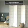 thumbnail image 2 of Red Lantern 7 ft. Tall Double Cross Shoji Screen - White - 5 Panels, 2 of 6
