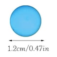 thumbnail image 4 of 30 Pièces Boule Ronde Perles de Polissage Espaceur Perle Multi-Tailles Accessoires Bijoux Fournitures Ensemble Collier Boucles d'Oreilles Résultats Lumière Bleue 12mm, 4 of 7