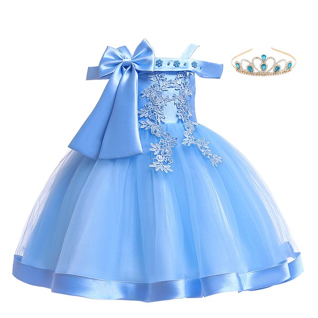 2023 vestido de princesa de un hombro ropa infantil para niñas vestido de fiesta de boda de noche disfraz ropa de niños 3-10 años Vestido9-10T (etiqueta 150) Gao Jinjia LED