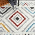 thumbnail image 6 of SAFAVIEH Marrakesh Gale Southwestern Polyester Area Rug, Ivory/Grey, 6'7" x 6'7" Square, 6 of 8