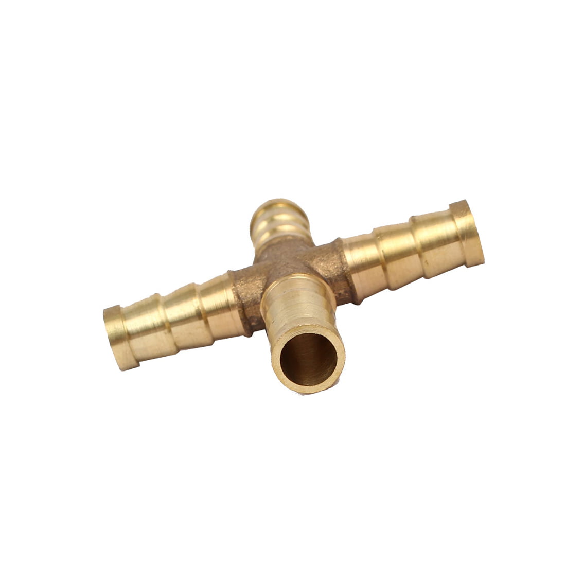 Coupler Connector Adapter with Valve, Jiaqi-cnnectors Fuel Gas Water 8mm Hose Barb Y Type Brass Barbed Tube Pipe Fitting 