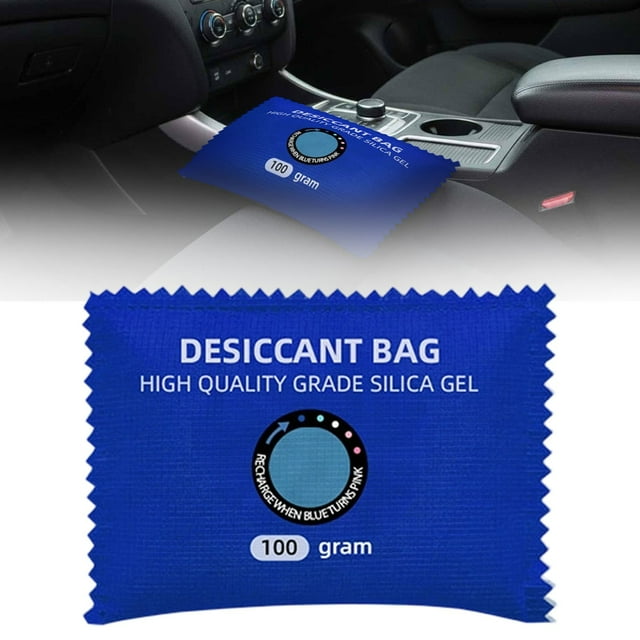 Reusable Dehumidifier Bag 3.5 oz Color Changing Silica Gel For Car Closet RV Wardrobe Basement
