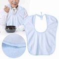 thumbnail image 3 of Protector De Ropa Impermeable Para Adultos Mayores, Babero Lavable Para La Hora De Comer, 12x16 Pulgadas, 3 of 7
