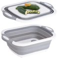 thumbnail image 1 of Tabla de cortar de cocina plegable 3 en 1 con tabla de cortar plegable con colador, 1 of 2