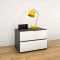 thumbnail image 2 of Nexera Acapella 5 Piece Bedroom Set, Ebony & White, 2 of 10