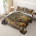 thumbnail image 3 of Erosebridal Wildlife Duck Twin Quilt Set for Boys Girls, Branches Plant Twin Coverlet Set, 2-Piece, 3 of 7