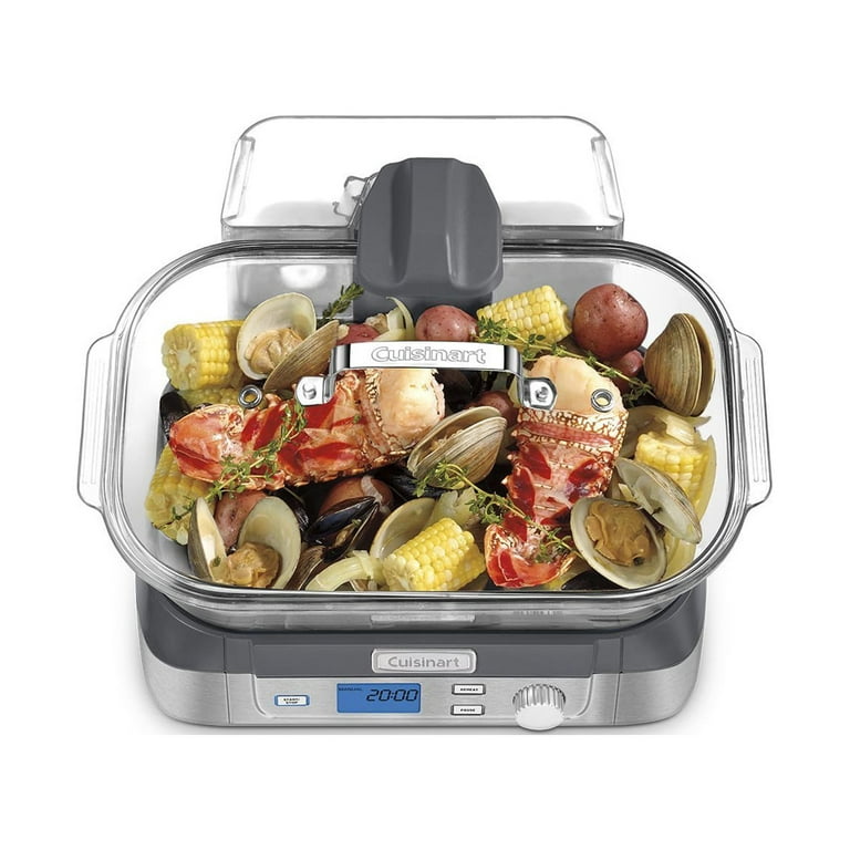 Restored Cuisinart STM-1000 CookFresh Digital Glass Steamer