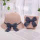 thumbnail image 1 of Sombrero de sol para niños, sombrero de sol para niñas, sombrero de paja de verano, conjunto de bolso pequeño, sombrero de pescador con protector solar de verano para playa de princesa, 1 of 6