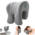 thumbnail image 1 of Almohada viscoelástica con soporte para cuello para silla de oficina MOONYOOY, 1 of 9