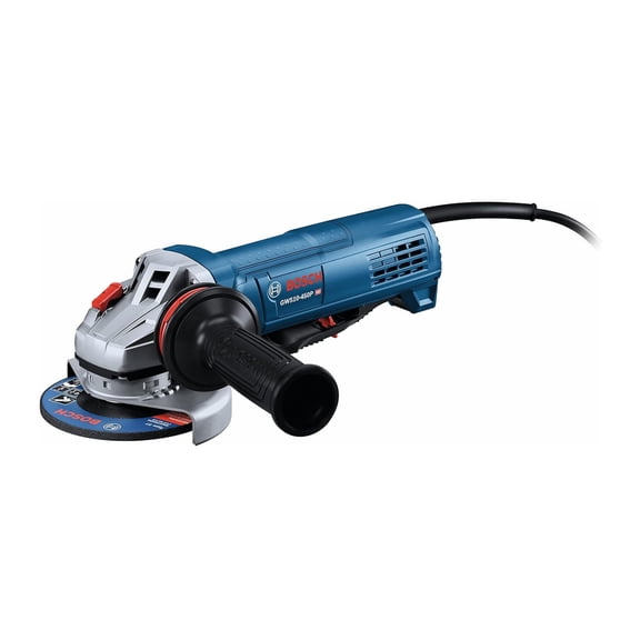 Restored Bosch GWS10-450P 4-1/2 In. Ergonomic Angle Grinder with Paddle Switch (Refurbished)
