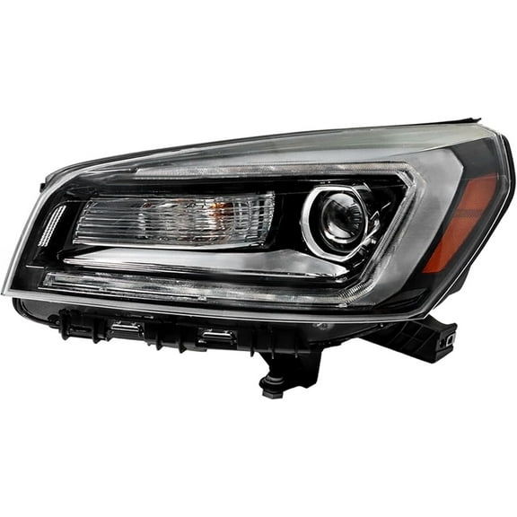 EPOTOOR Left LH Headlights For 2013-2016 GMC Acadia Halogen Projector W/LED DRL