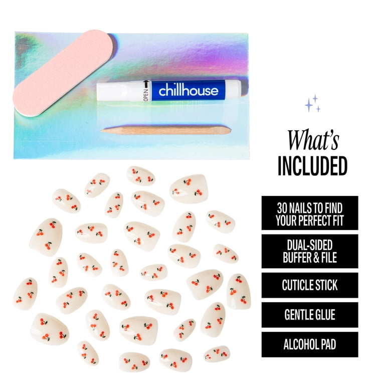 Chillhouse Chill Tips Press On Nails, Feed Me Cherries photo 8