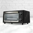 thumbnail image 3 of Willz 1050 Watt 4 Slice Toaster Oven in Black with Timer, 3 of 5