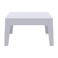 thumbnail image 5 of Compamia Box Resin Patio Coffee Table in Silver Gray, 5 of 5
