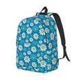 thumbnail image 2 of Daiia Daisies Flowers Vintage Canvas Backpack for Men and Women ,Hiking Backpack,Travel Laptop Bag for School,Large Capacity Backpack, 2 of 8