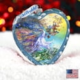 thumbnail image 5 of Butterfly Fairy Heart Glass Ornament Limited Edition by Josephine Wall | Christmas D�cor - 738-409-JW, 5 of 7