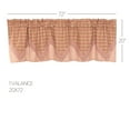 thumbnail image 3 of VHC Brands Sawyer Mill Red Valance Layered 20x72, 3 of 7