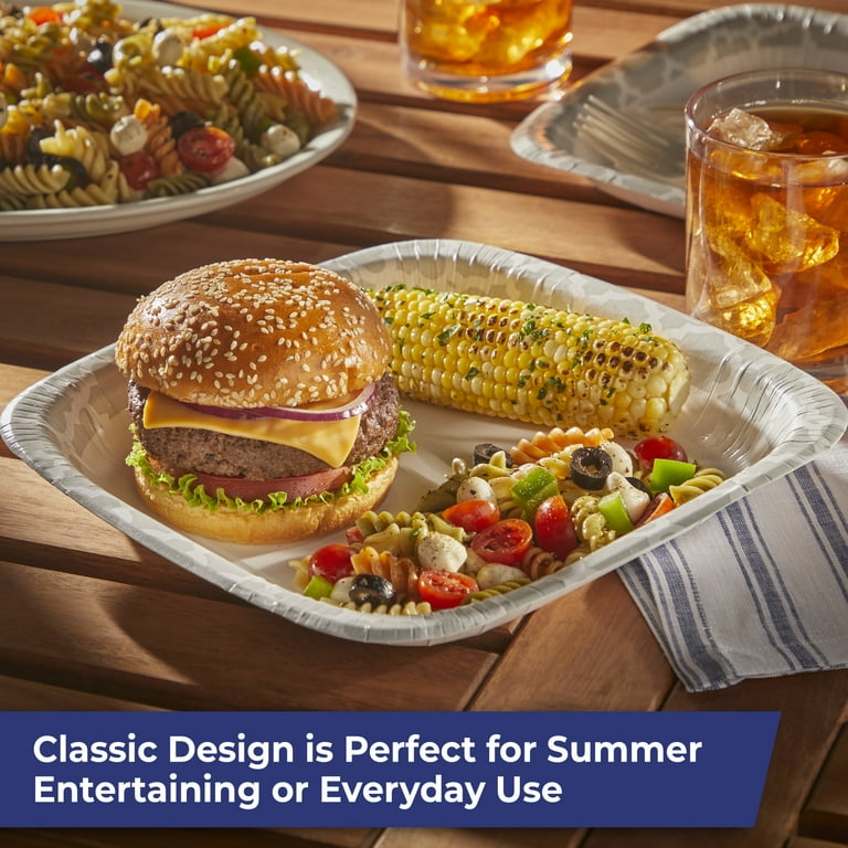 Hefty Extra Deep 10 Inch Paper Plates, 50 Count - Walmart.com