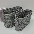 thumbnail image 6 of Wicker Toilet Paper Basket with Lid for Bathroom Storage Multipurpose Decorative Holder for Closet Elegant Styles, 6 of 9