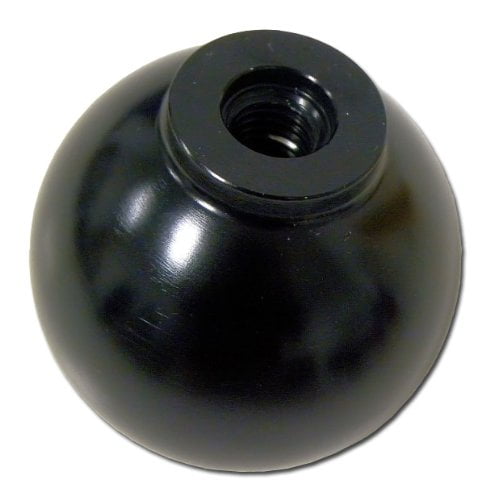 VMS Racing 10x1.25mm Thread 6 Speed JDM Round Ball Shift Knob in Black Billet Aluminum for 03-08 2003-2008 Nissan 350Z Fairlady Z