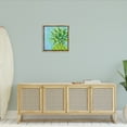 thumbnail image 2 of Stupell Industries Tropical Pineapple on Blue Food & Beverage Painting Brown Floater Framed Canvas Art Print Wall Art, 25 x 25, 2 of 9