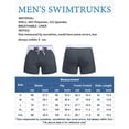 thumbnail image 5 of COOFANDY Men Swimming Trunk Quick Dry Square Leg Swimsuit Beach Bikini Swimwear, 5 of 6