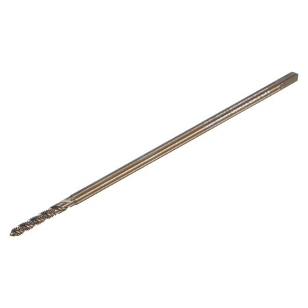

Uxcell M2.5 x 0.45 Cobalt High Speed Steel Machine Spiral Flute Thread Tap Titanium Plated