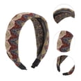 thumbnail image 5 of Unique Bargains 1 Pc Fashion Pattern Wide Headbands for Women Red, 5 of 6