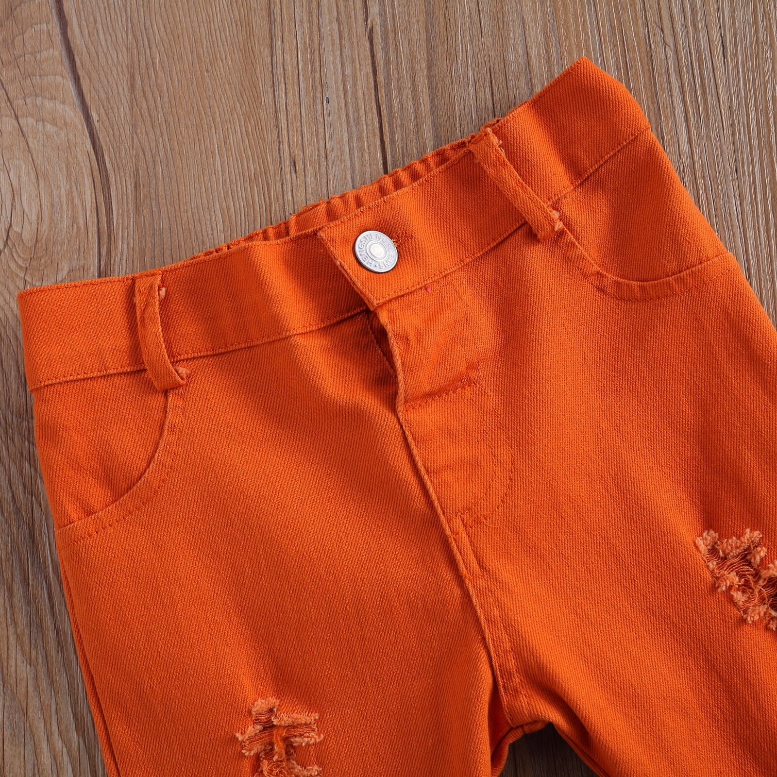 Girls red trousers discount