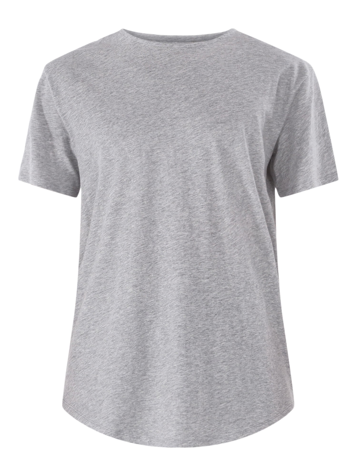 No Boundaries Men's & Big Men's Longline Curved Hem Elongated Tee Shirt, 2-Pack, Sizes XS-5XL