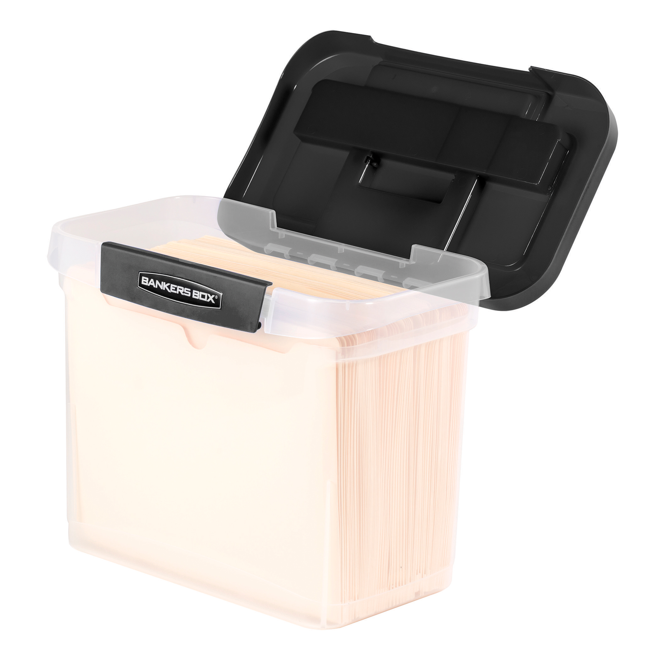 Bankers Box Plastic Letter Size File Organizer, Clear photo 5