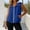 Blue, variant on Womens Zip Up Round-Neck Lightweight Vests Casual Sleeveless Jackets Scrubs with Pockets Spring Summer XL