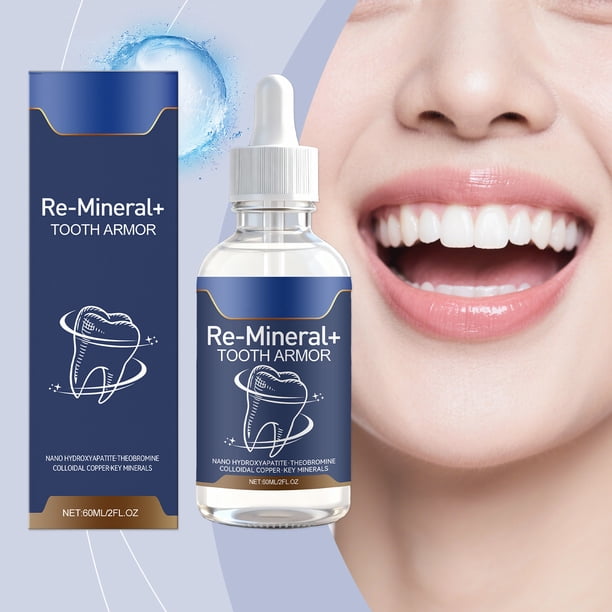 Suero reparador dental con hidroxiapatita, prevención y reparación de caries, 60 ml. Cuidado dental.